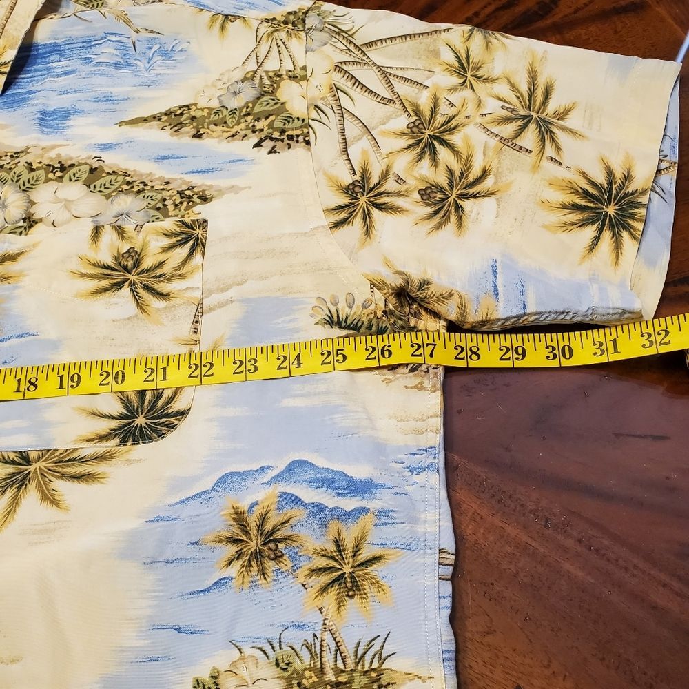 Tommy Hilfiger Men's Hawaiian Island Palm Tree Vacation Shirt in Size L - Picture 6 of 14